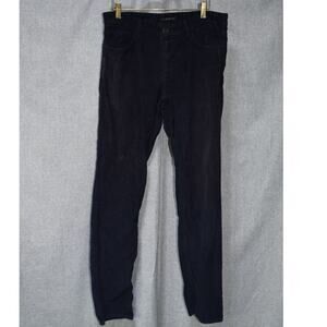 Theory Navy Blue Stretch Corduroy Pants Men’s Size 30 Slim Straight